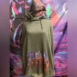 Gray and the galaxy hoodie